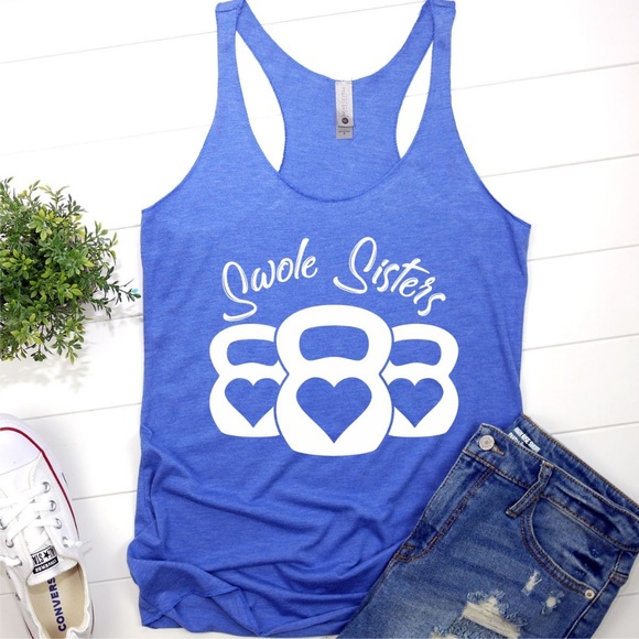 SWOLE SISTERS MUSCLE FITNESS CROSSFIT WORKOUT GYM - Picture 6 of 8